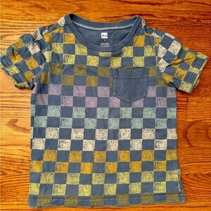 Coolest checkered tee by Tea Collection